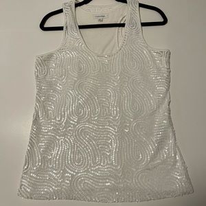 White Calvin Klein Tank-Top